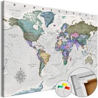 Billede på kork - World Destinations (1 Part) Wide