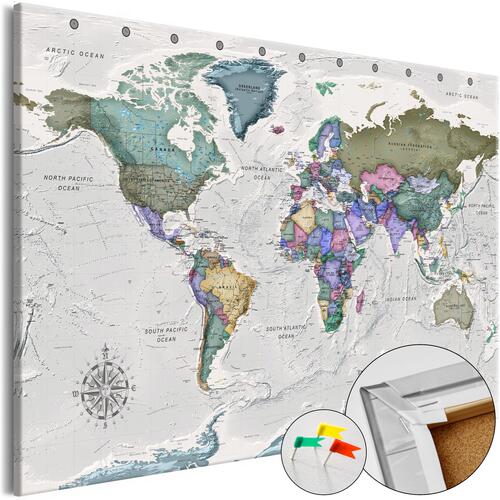 Billede på kork - World Destinations (1 Part) Wide
