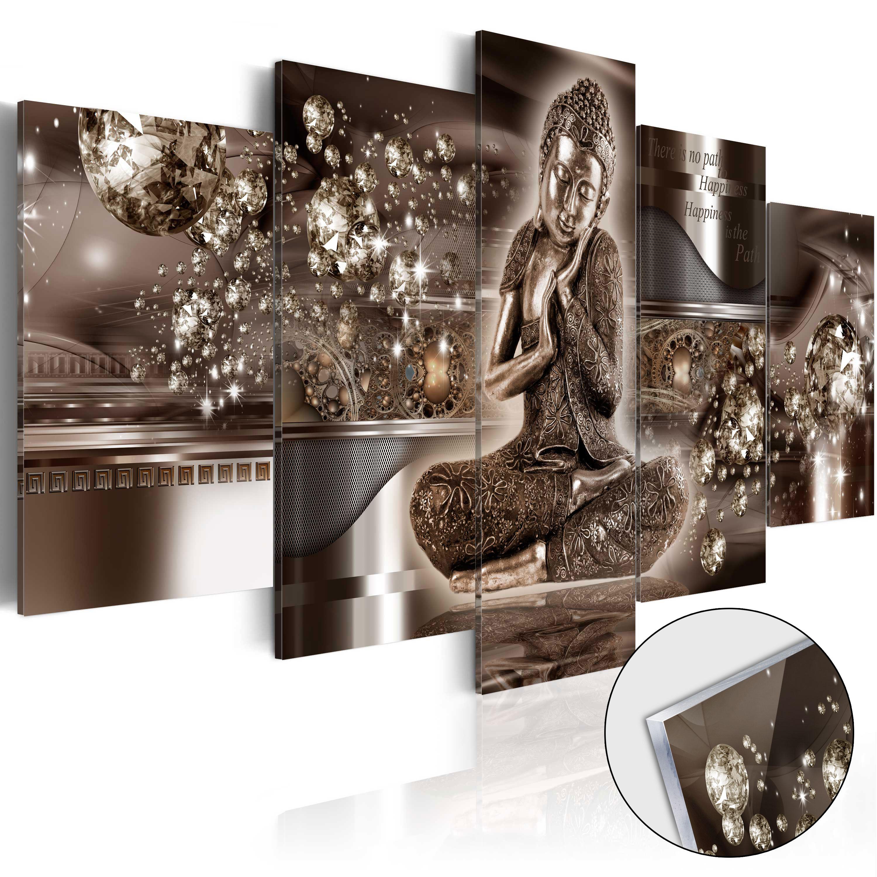 Billede på akrylglas Indre Harmoni med Buddha - 100 x 50 cm