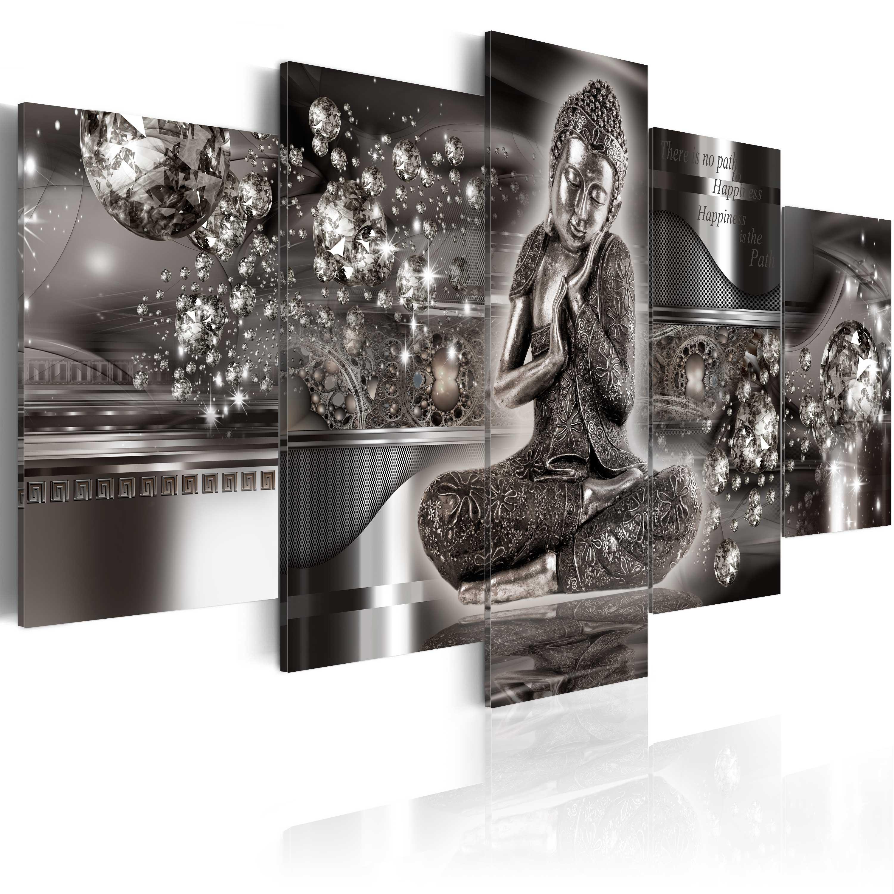 Billede - Silver Serenity - 100 x 50 cm - Standard