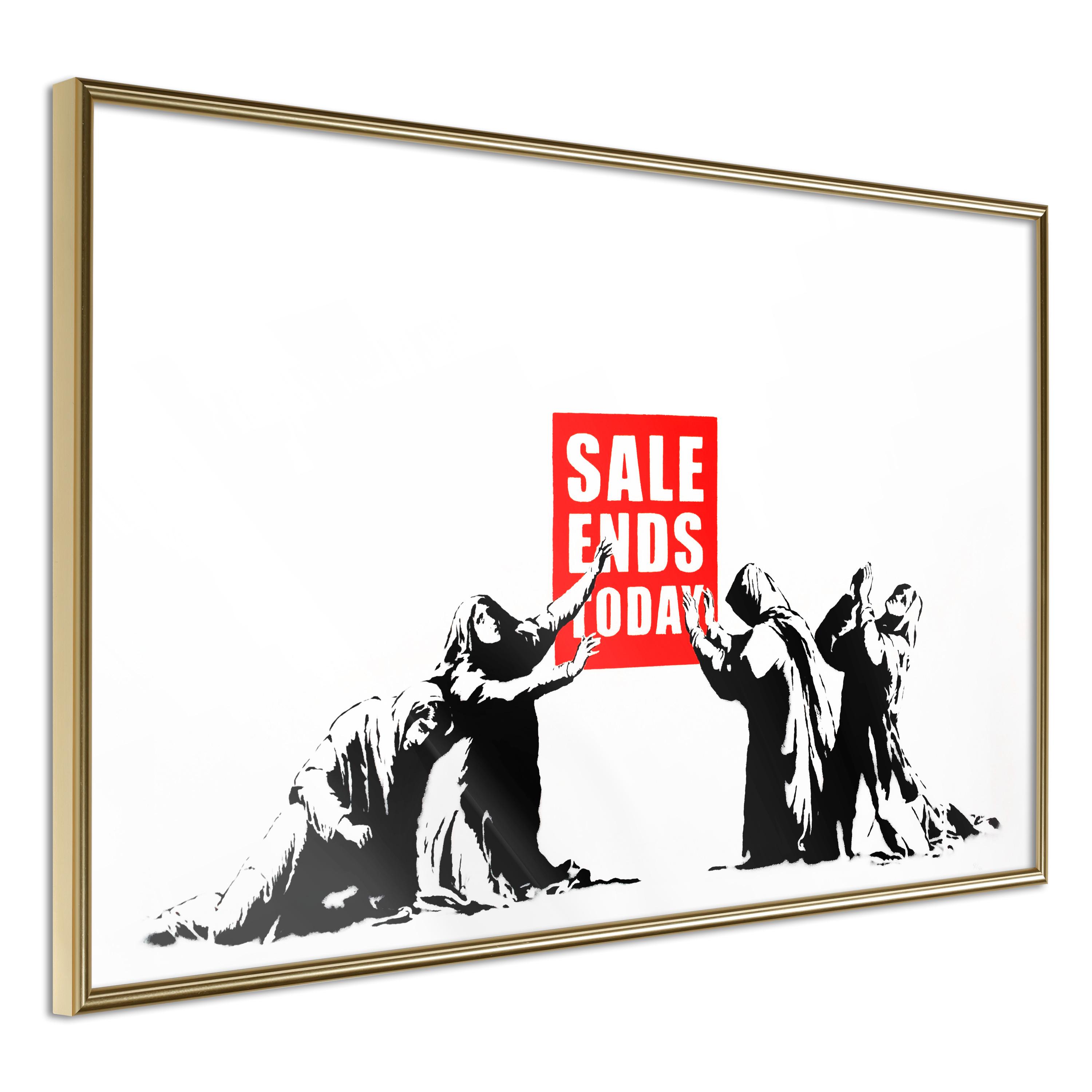 Plakat - Sale - 60 x 40 cm - Guldramme