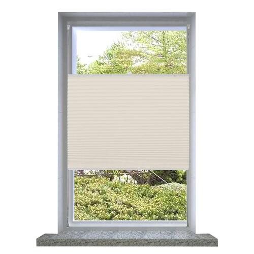 Plisseret blind 90x200 cm creme