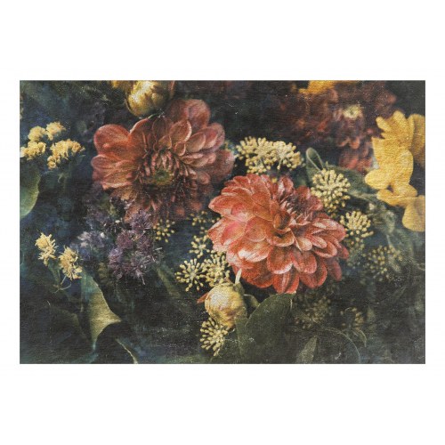 Fototapet Retro Flowers - første variant