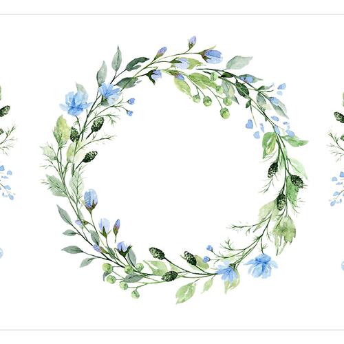 Fototapet - Romantic Wreath - Second Variant