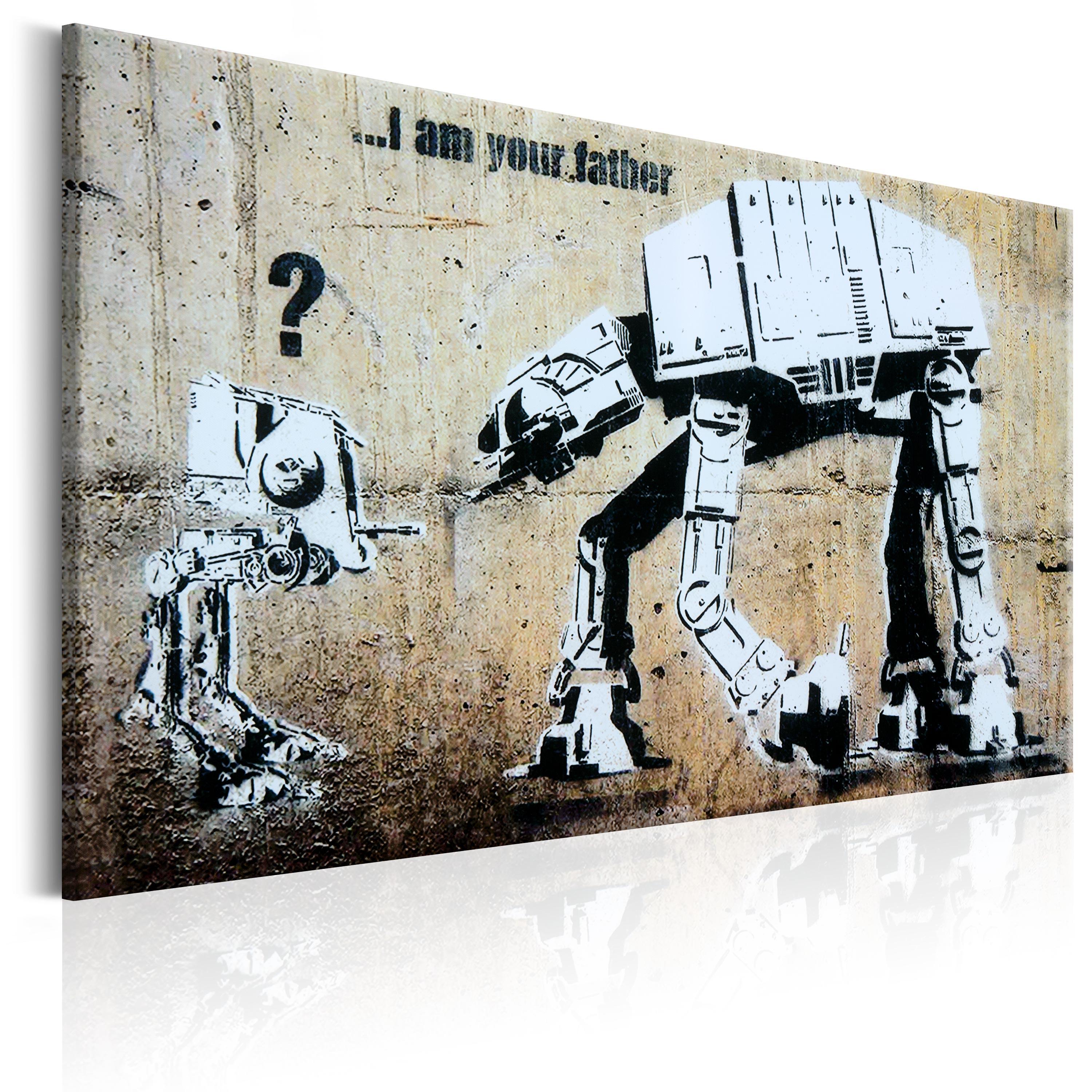 Billede - I Am Your Father by Banksy - 30 x 20 cm - På italiensk lærred