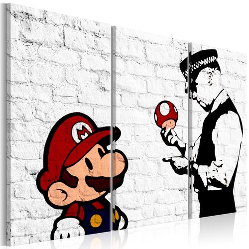 Billede - Mario Bros (Banksy)