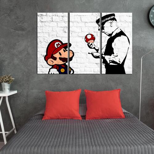 Billede - Mario Bros (Banksy)