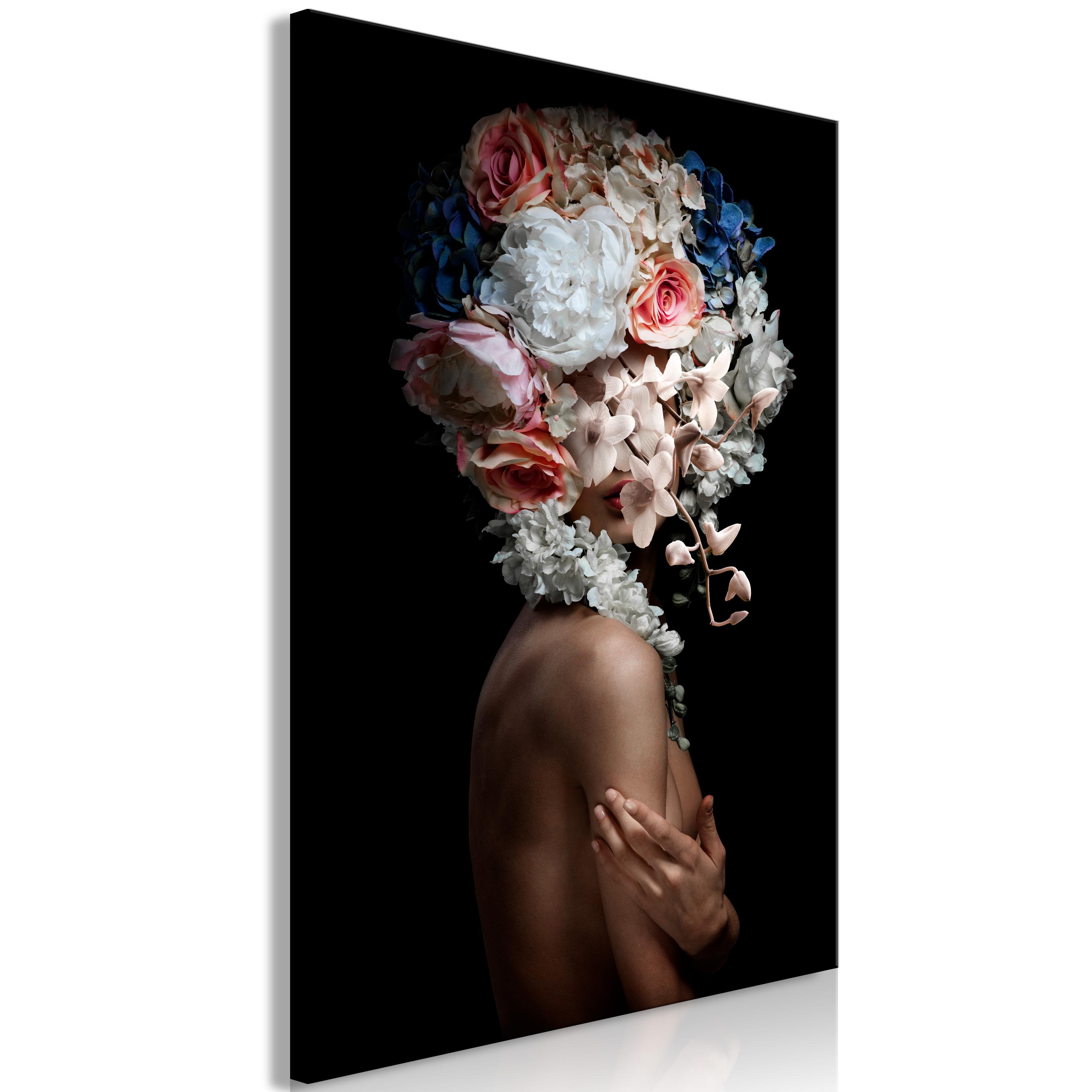 Billede - Mysterious Gesture (1 Part) Vertical - 40 x 60 cm - Standard