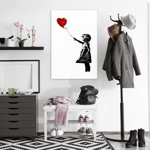 Billede - Banksy: Girl with Balloon (1 Part) Vertical