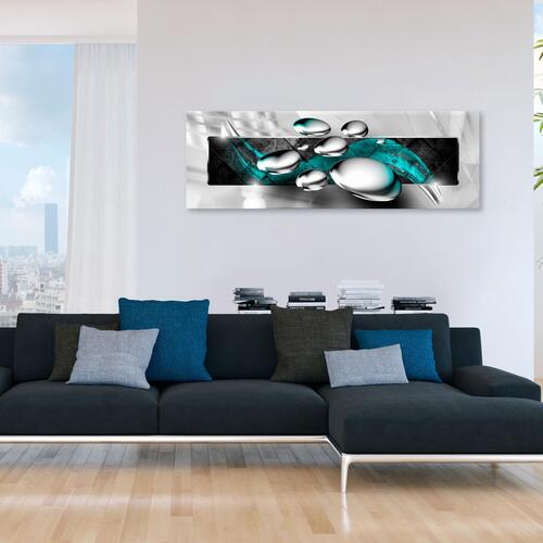 Billede - Shiny Stones (1 Part) Narrow Turquoise