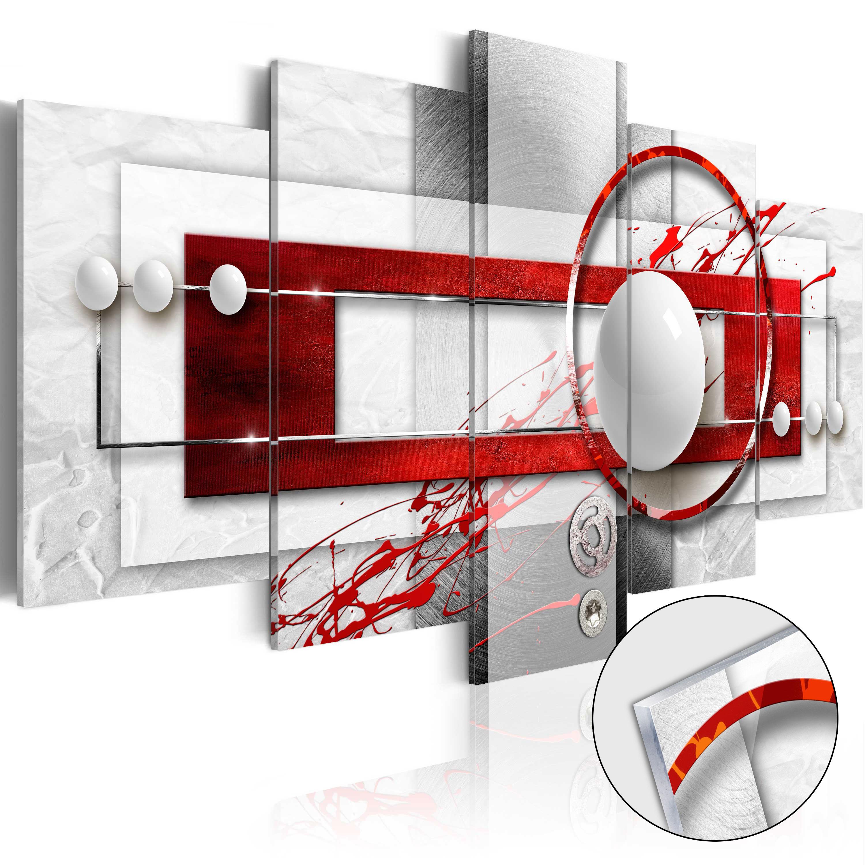 Billede på akrylglas - Incarnadine Energy - 200 x 100 cm billede