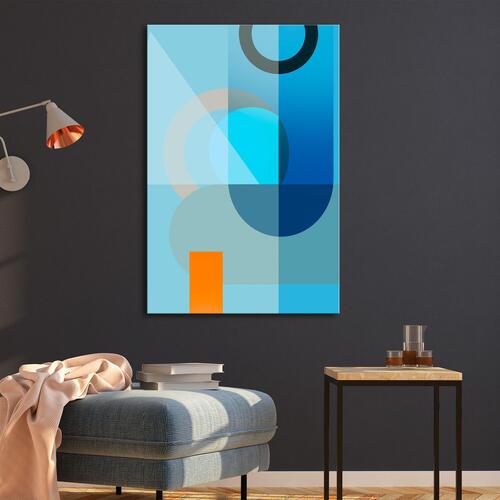 Billede - Blue Surface (1 Part) Vertical