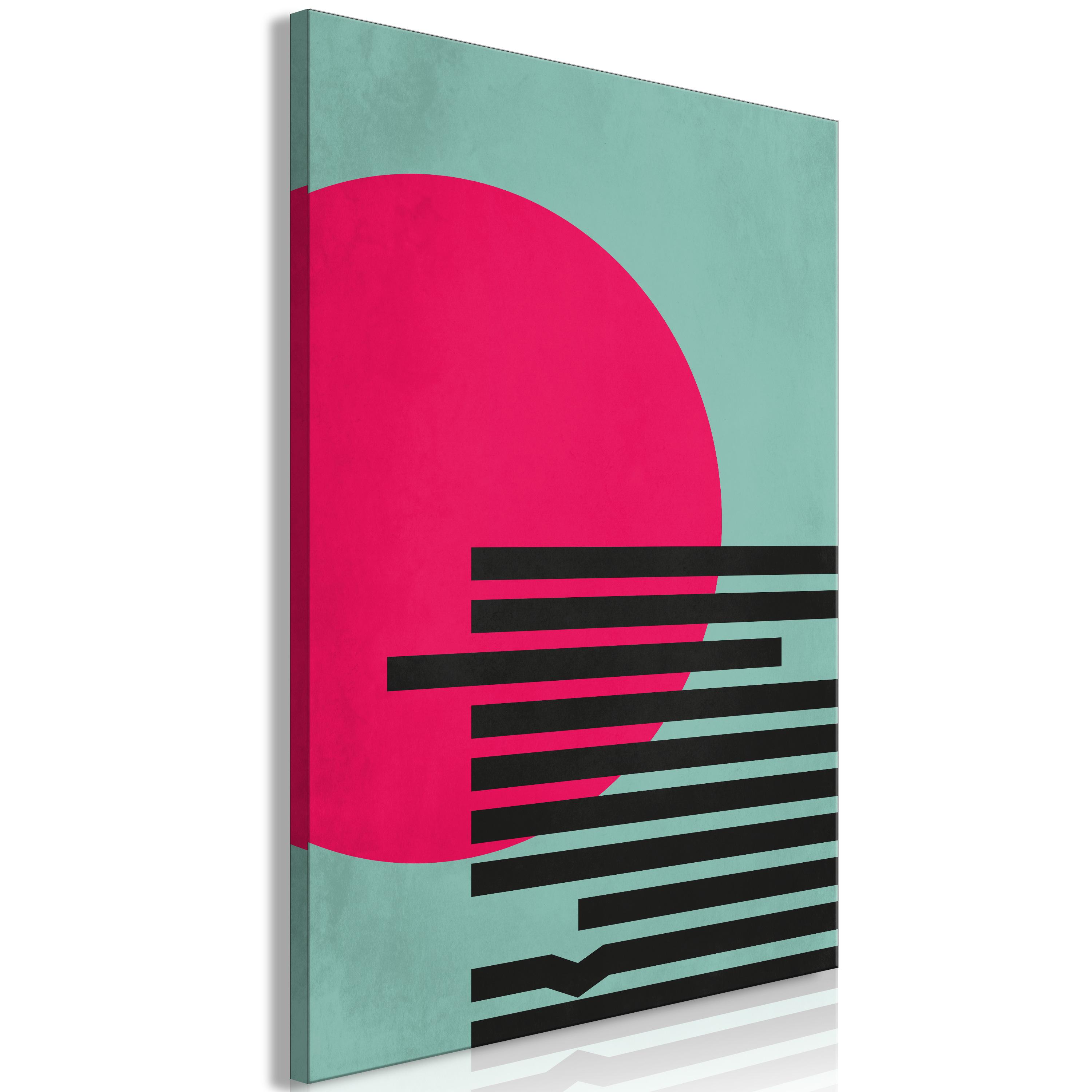 Billede - Pink Sun (1 Part) Vertical - 40 x 60 cm - Standard