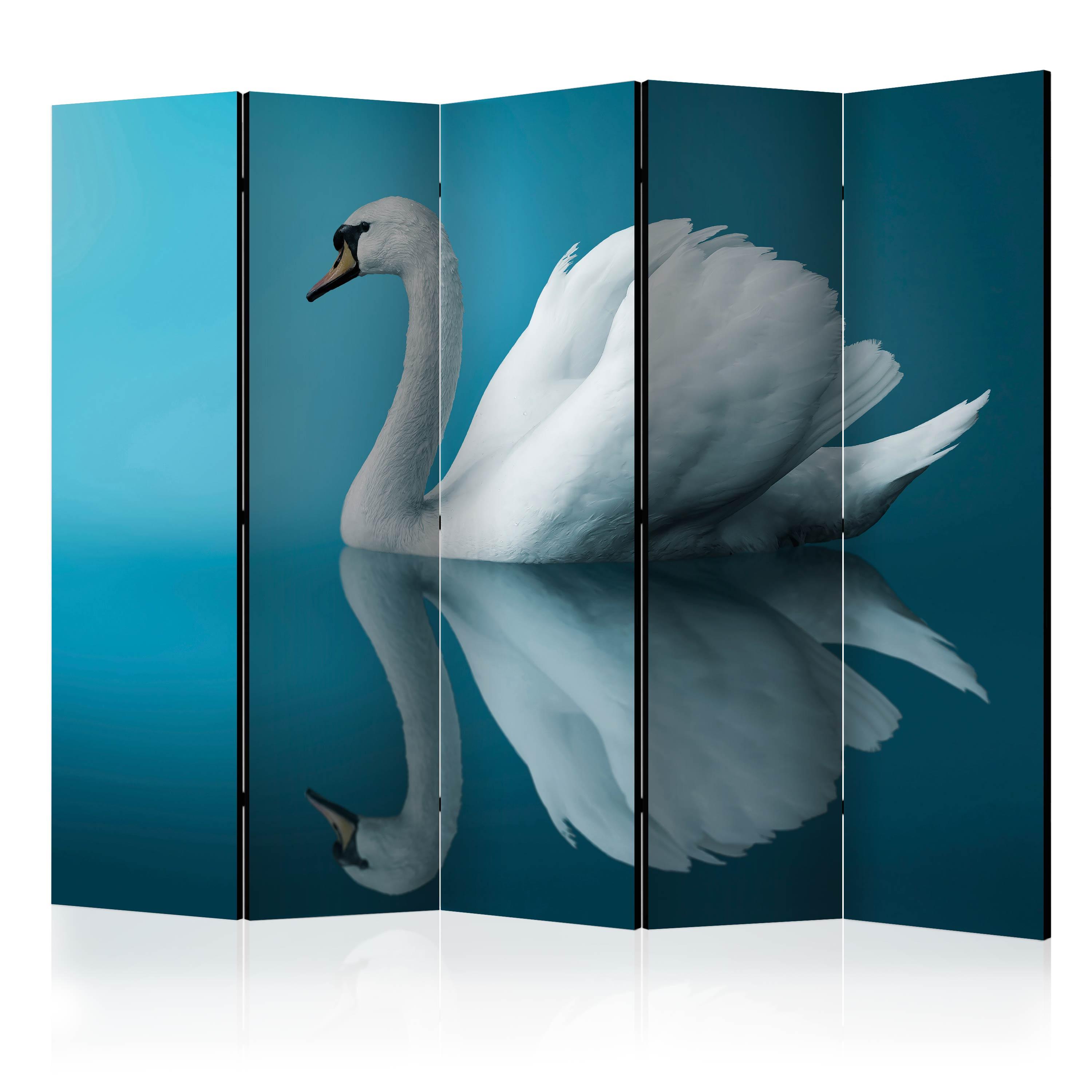 Skærmvæg - swan - reflection II - 225 x 172 cm - Dobbeltsiddet