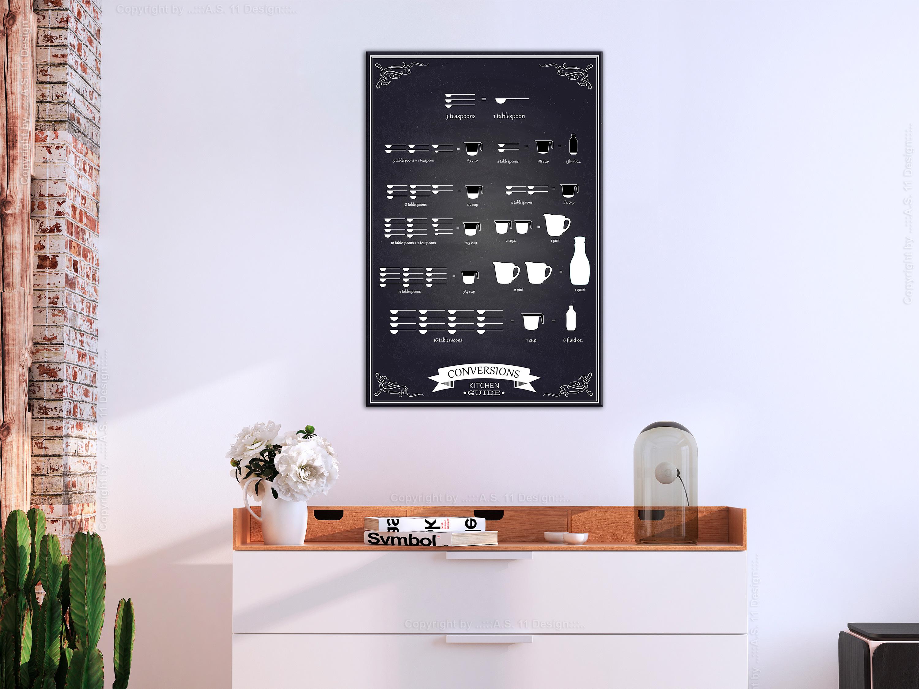 Billede - Kitchen Helper (1 Part) Vertical - 40 x 60 cm - Premium Print