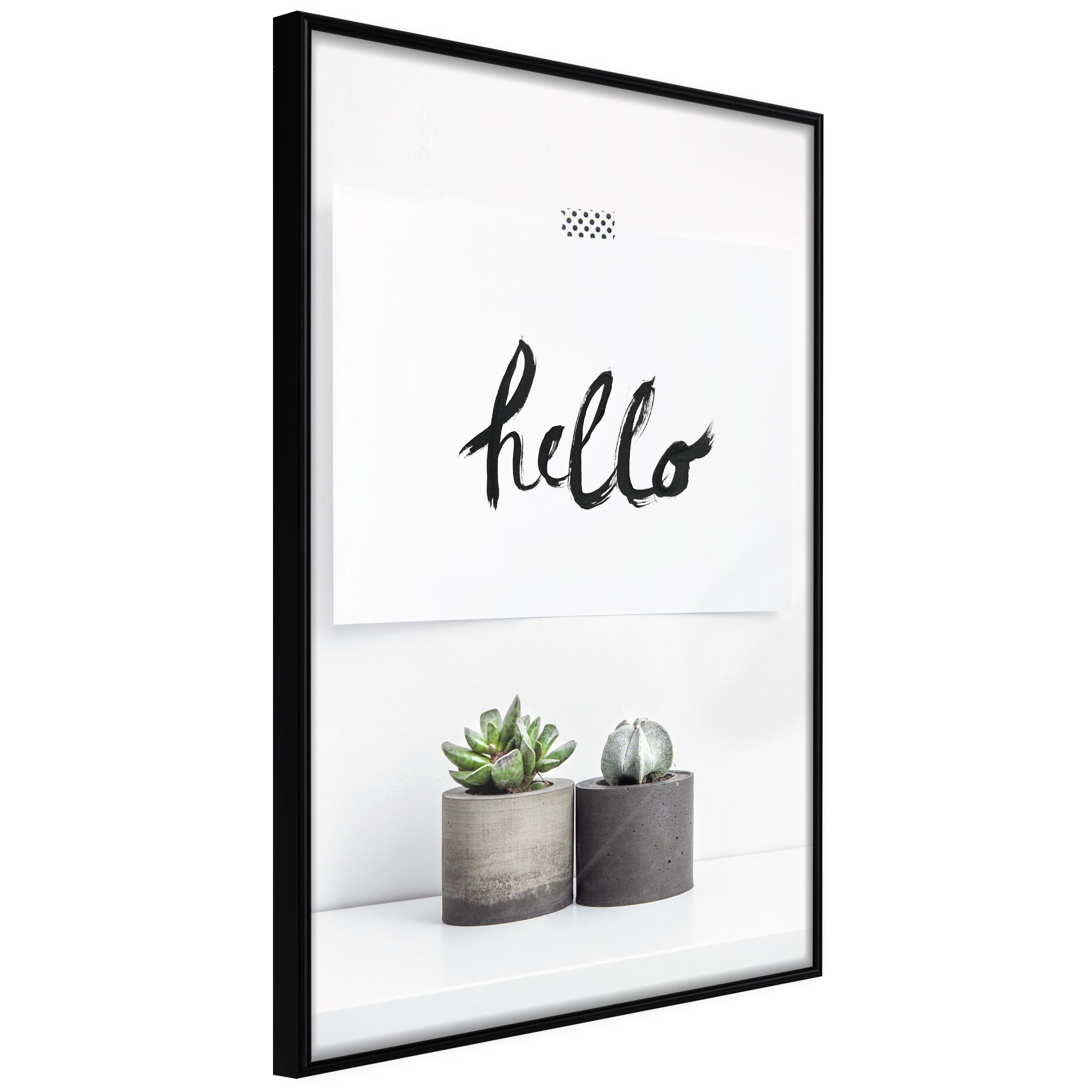 Plakat - Scandinavian Home - 30 x 45 cm - Sort ramme