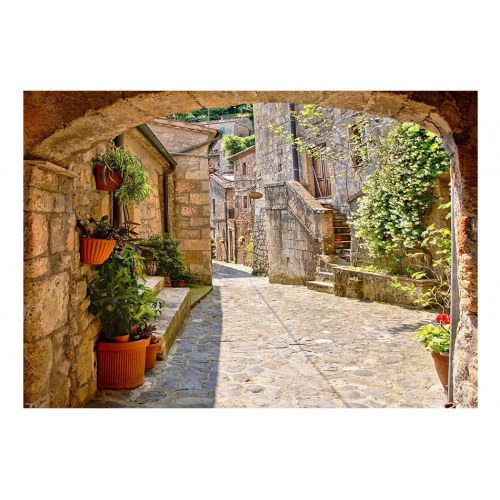 Fototapet med motiv af provinsgyde i Toscana