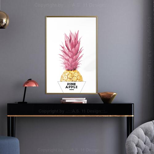 Plakat - Golden Pineapple