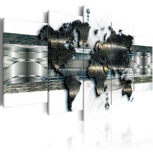 Billede - Metal World Map