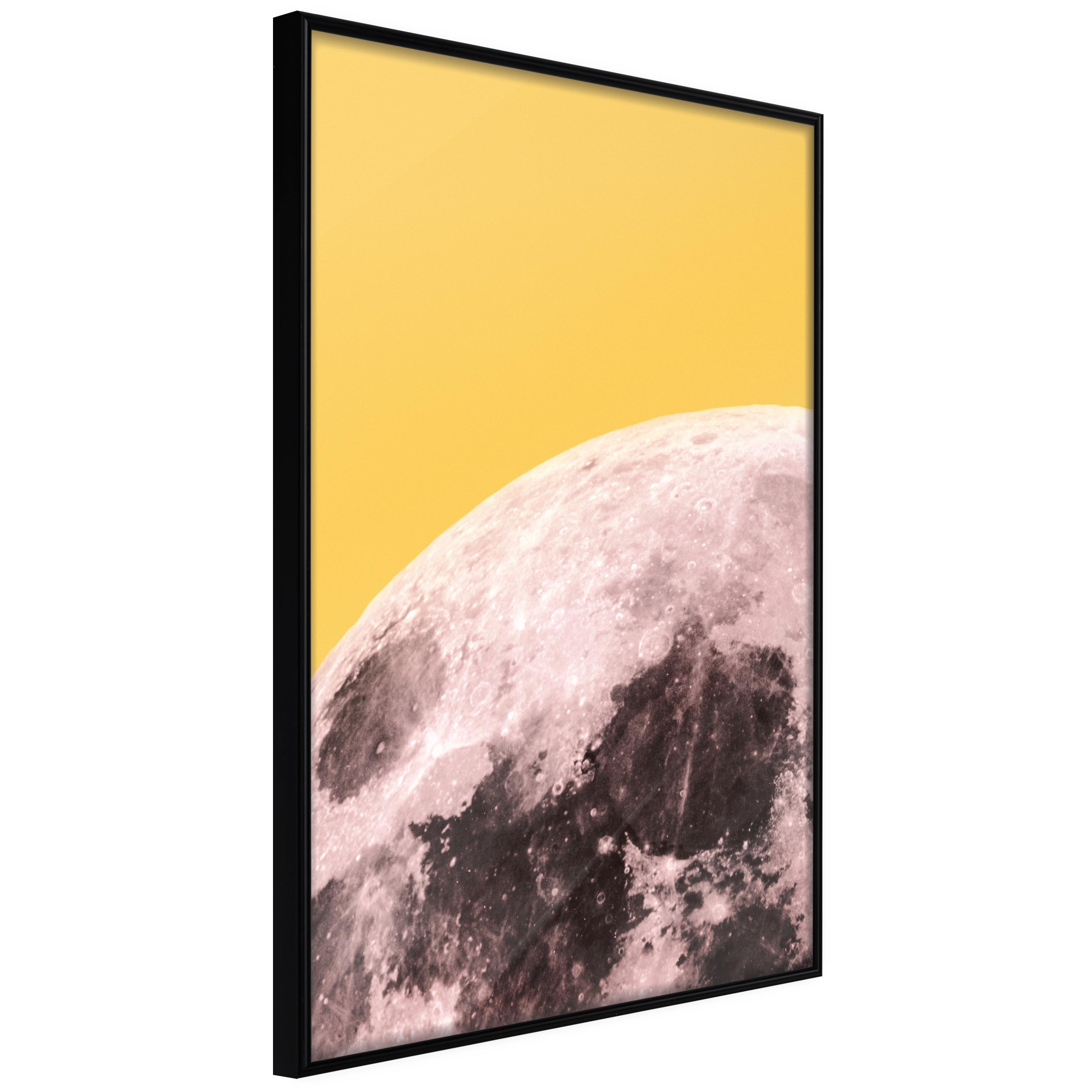 Plakat - Sunny Moon - 30 x 45 cm - Sort ramme