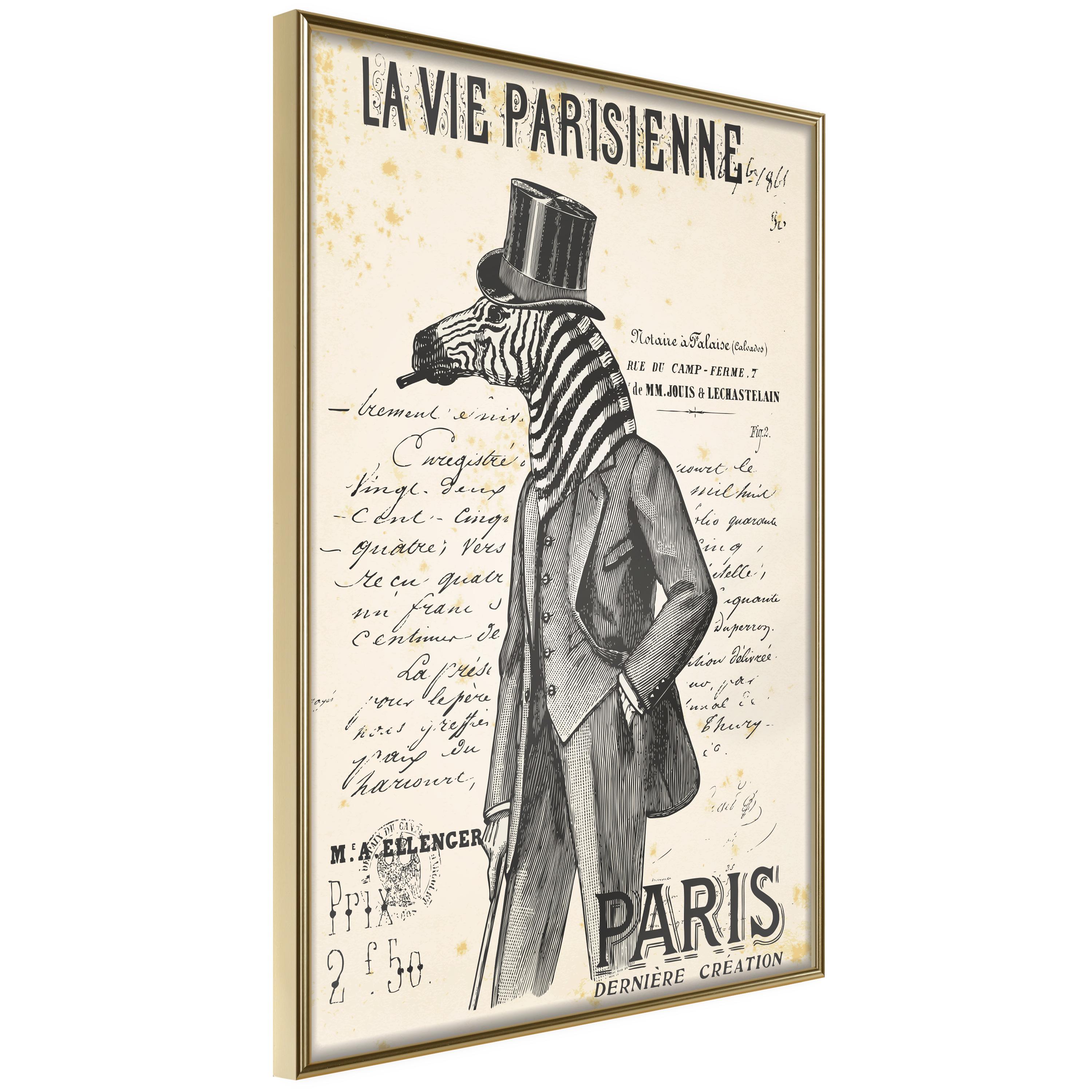 Plakat - La Vie Parisienne - 30 x 45 cm - Guldramme