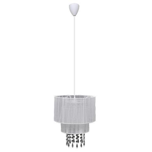 Vedhæng Loft Lampe Lysekrone af Krystal Hvid