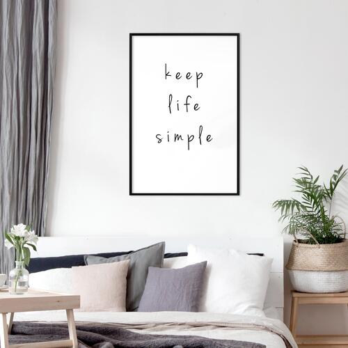 Plakat - Keep Life Simple