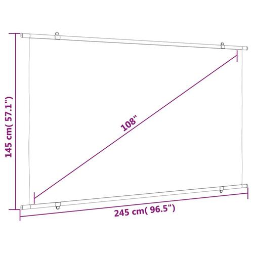 Projektorlærred 108" 16:9