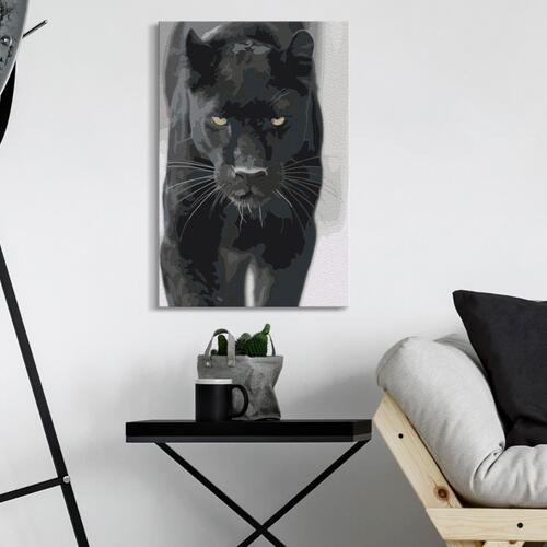 Mal selv billede - Black Panther 40 x 60 cm