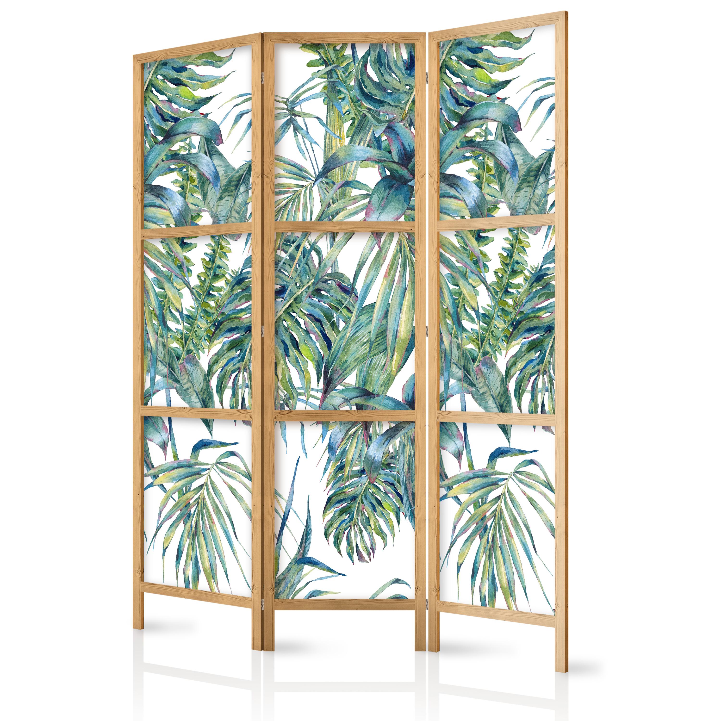 Japansk skærmvæg - Leaves at the Zenith I 135 x 161 cm