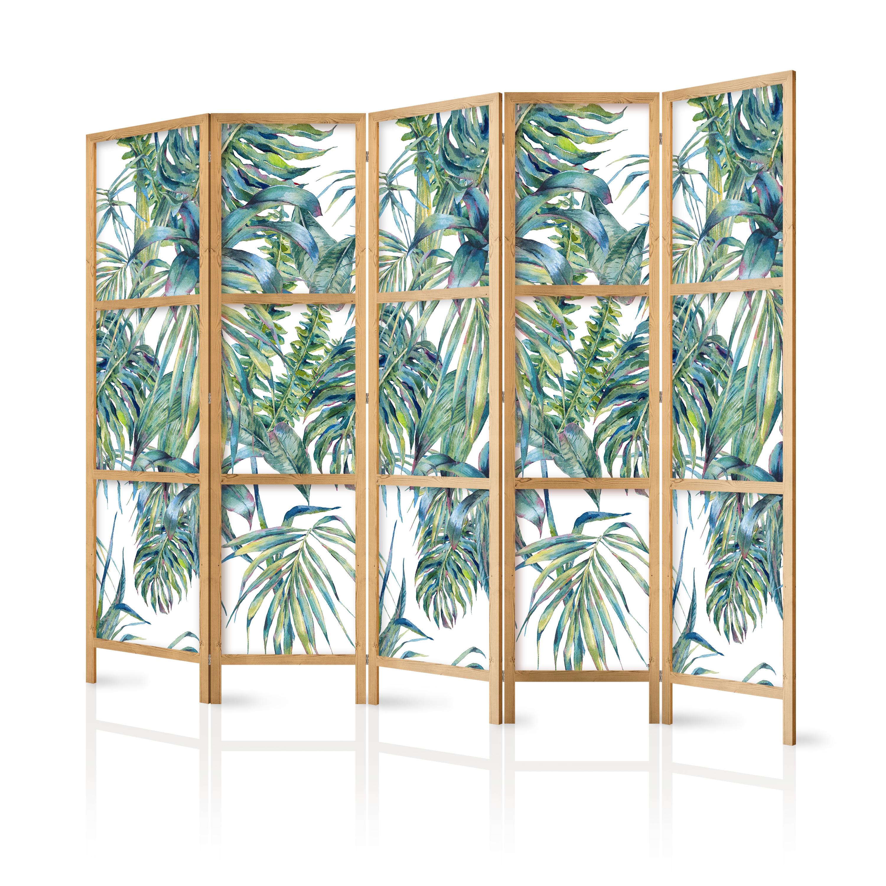 Japansk skærmvæg - Leaves at the Zenith II 225 x 161 cm