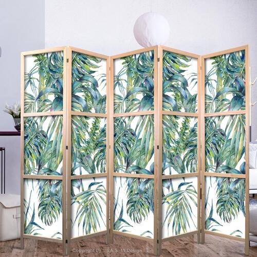 Japansk skærmvæg - Leaves at the Zenith II 225 x 161 cm