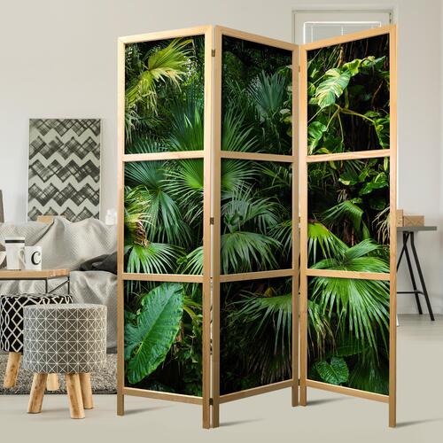 Japansk skærmvæg - Sunny Jungle I 135 x 161 cm