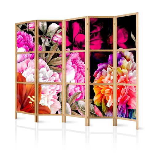 Japansk skærmvæg - Floral Abundance II 225 x 161 cm
