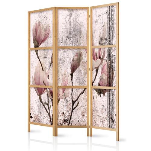 Japansk skærmvæg - Vintage Magnolias I 135 x 161 cm