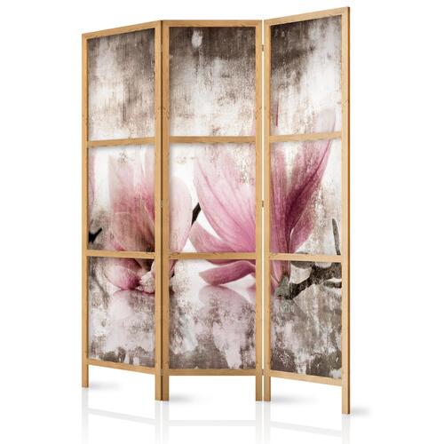 Japansk skærmvæg - Retro Magnolias I 135 x 161 cm