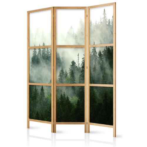 Japansk skærmvæg - Mountain Forest I 135 x 161 cm