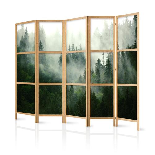 Japansk skærmvæg - Mountain Forest II 225 x 161 cm