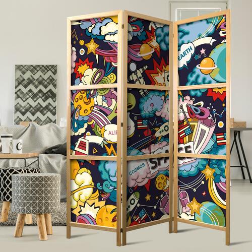 Japansk skærmvæg - Teenager's Space I 135 x 161 cm