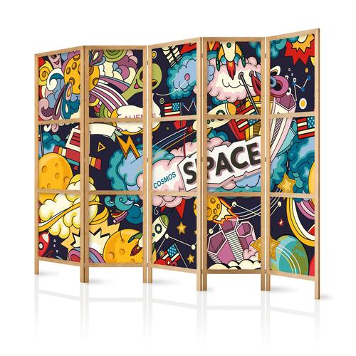 Japansk skærmvæg - Teenager's Space II 225 x 161 cm