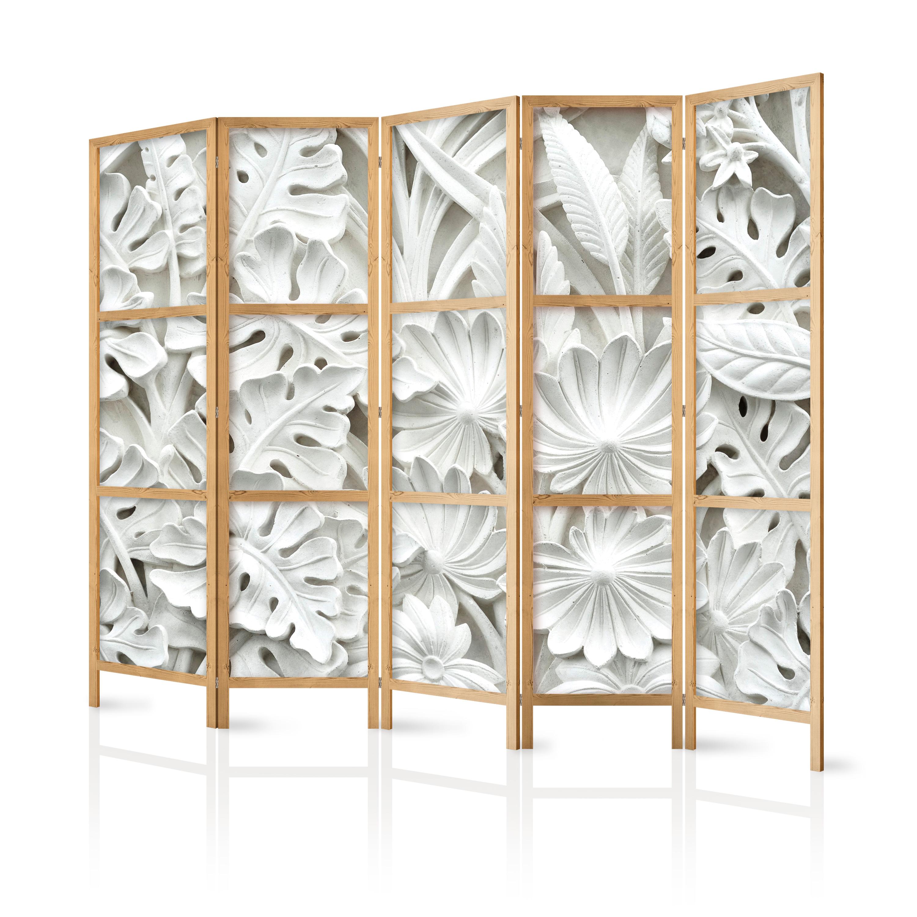 Japansk skærmvæg - Alabaster Garden III 225 x 161 cm