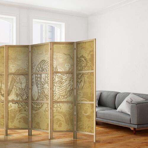 Japansk skærmvæg - Japanese Style: Dragon II 225 x 161 cm