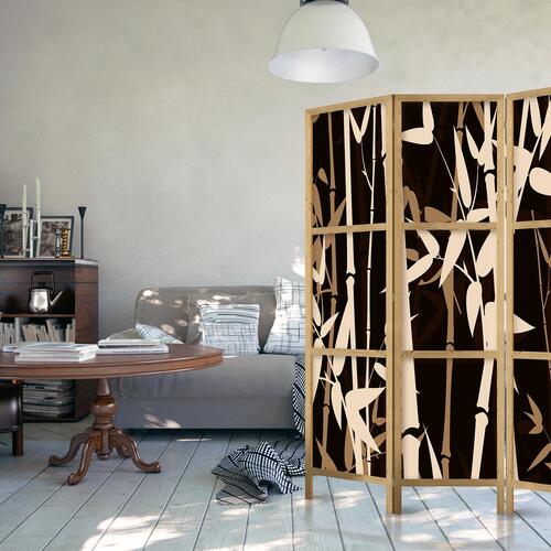Japansk skærmvæg - Japanese Style: Bamboo 135 x 161 cm