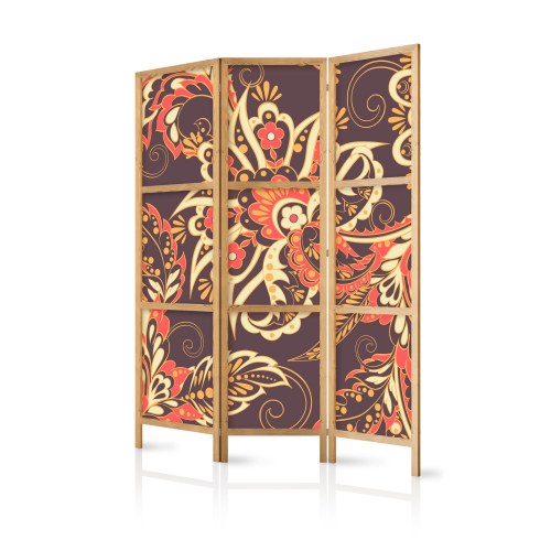 Japansk skærmvæg - Ethnic Pattern 135 x 161 cm
