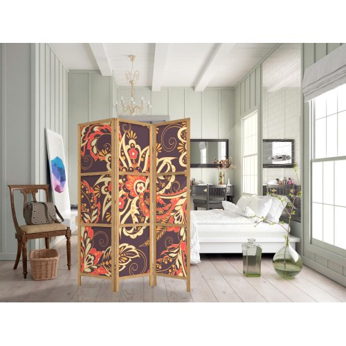 Japansk skærmvæg - Ethnic Pattern 135 x 161 cm