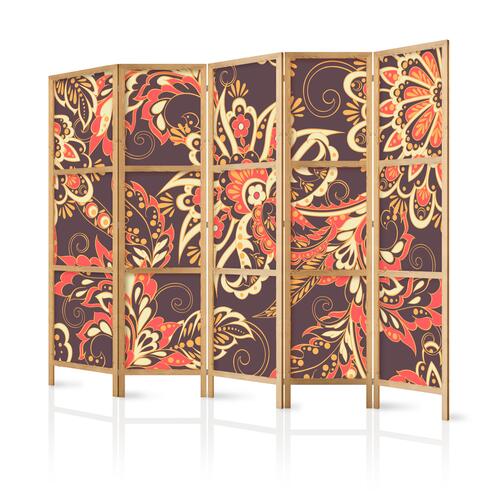 Japansk skærmvæg - Ethnic Pattern II 225 x 161 cm