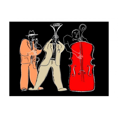 Fototapet - musical instruments (jazz)