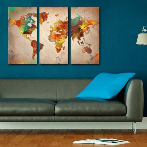 Billede på kork - Painted World