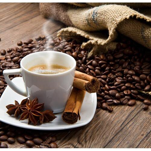 Fototapet - Star anise coffee