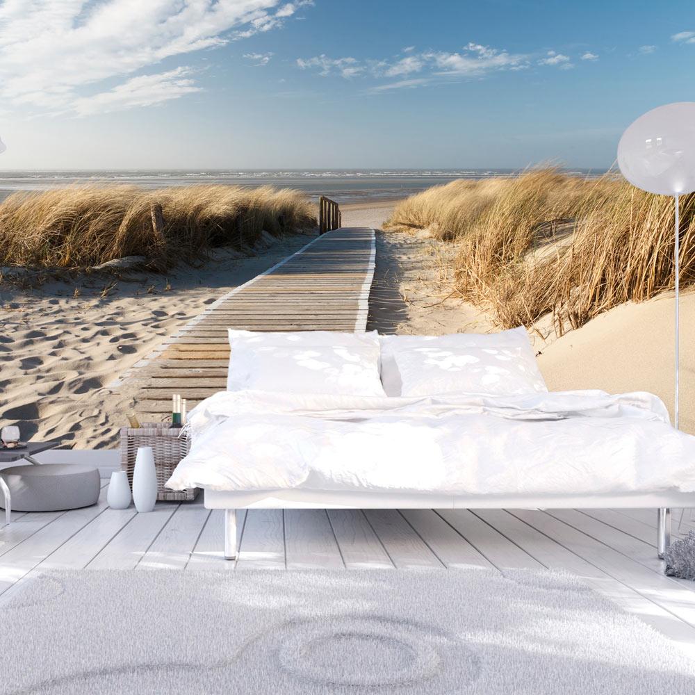 Fototapet - North Sea Beach, Langeoog - 450 x 270 cm - Standard